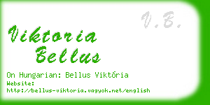 viktoria bellus business card