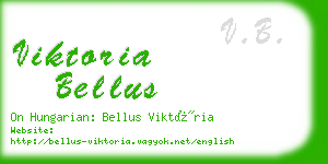 viktoria bellus business card